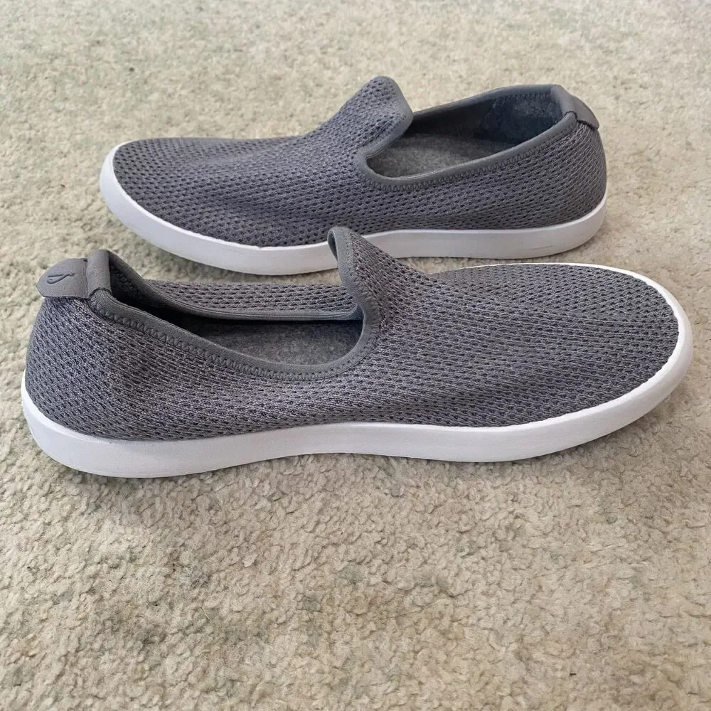 Allbirds Women’s Size 11 TL Tree Loungers Gray Knit Slip On Shoes Sneakers